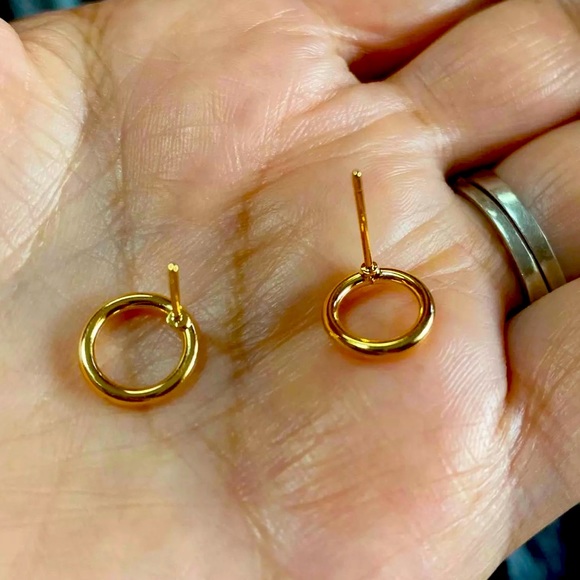 Round Earrings - Picture 3 of 3